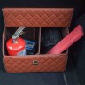Органайзер в багажник Фольксваген экокожа 37.2 л оранжевый BO/37BBS/VW
