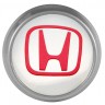 Заглушка на диски Honda 74/70/9 хром красный 