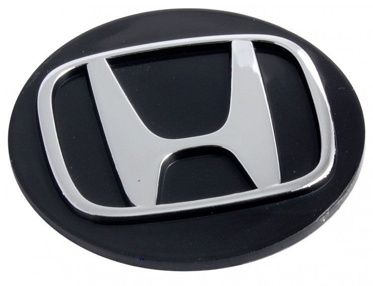 Колпачок на диски Honda 65/60/12, черный и хром