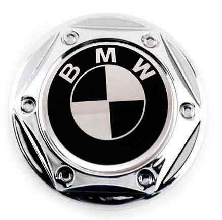 Колпачок на диски BMW 68/62/10 черно-белый гайка  