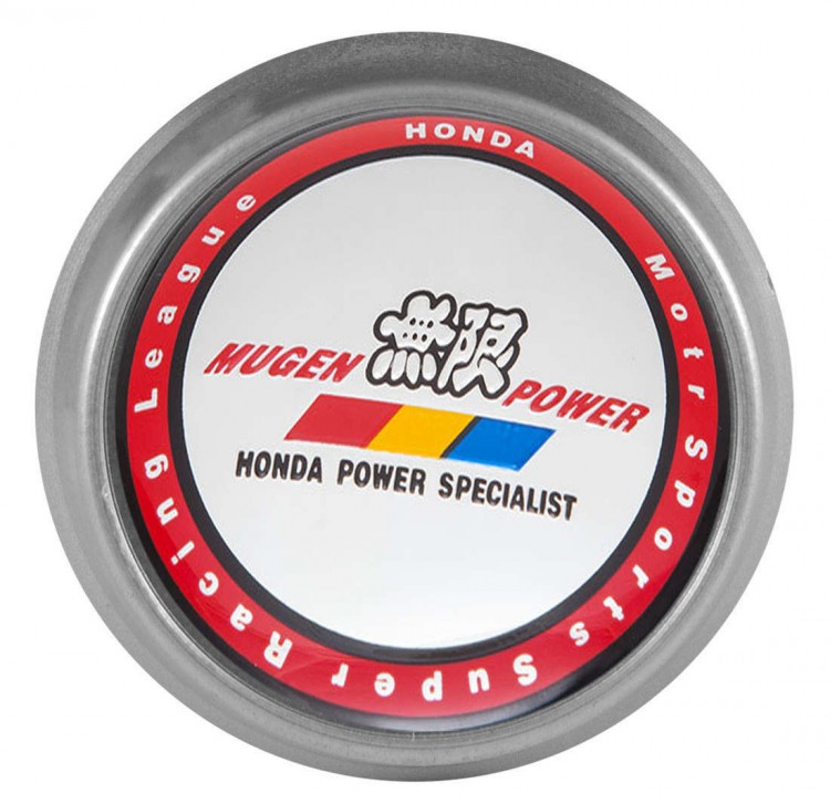Заглушка на диски Honda Mugen Power 74/70/9 хром красный 
