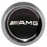 Колпачки на диски ВСМПО со стикером Mercedes Amg 74/70/9 черный 