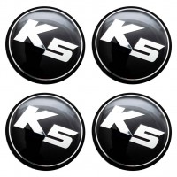 Изображение товара Наклейки на диски KIA K5 56 мм сфера черные