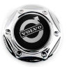 Колпачок на диски Volvo 68/62/10 хром-черный гайка