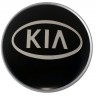 Колпачок на диски Kia 60/55/7 черный хром