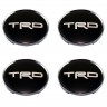 Колпачки на диски 62/56/8 со стикером Toyota TRD черный 