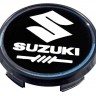 Колпачок литого диска Suzuki 63/56/10 черный