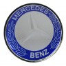 Колпачок ступицы Mercedes Benz (63/59/7) хром синий 