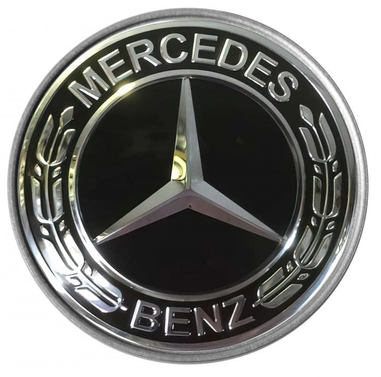 Колпачок на диски Mercedes Benz 60/55/7 черный