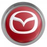 Заглушка на диски Mazda 74/70/9 красный