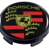 Заглушка ступицы Porsche 66/62/10 black  