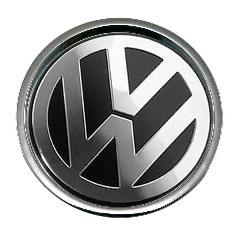 Колпачок на диски Volkswagen 50/45/7 черный-хром 