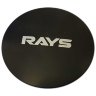 Металлическая заглушка литого диска Rays (65/58.5/5) black