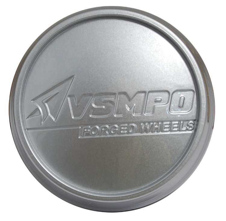 Колпачок для дискa VSMPO (69/67/9) серебристый с бортиком