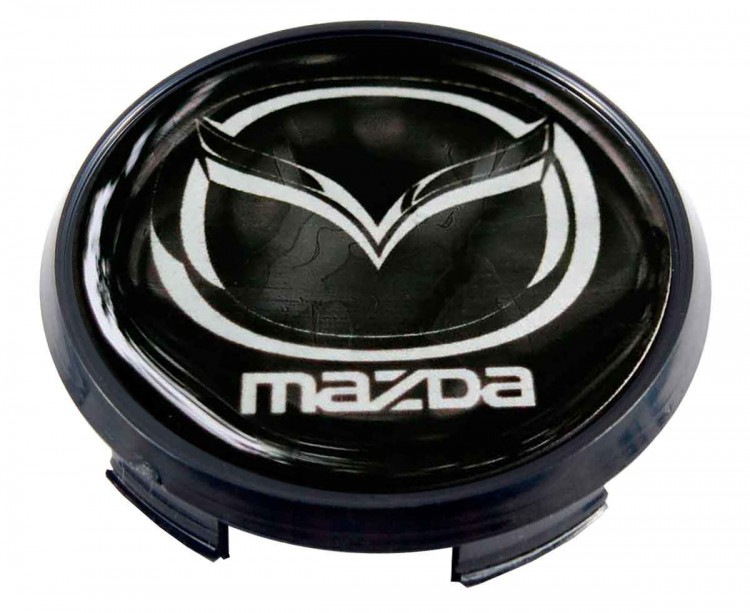 Колпачок литого диска Mazda 63/56/10 черный