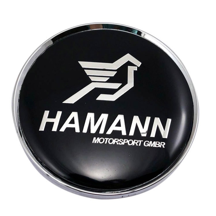 Колпачки на диски 62/56/8 со стикером Hamann черный