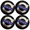 Колпачок на диски Volvo 65/60/10 черный с синим