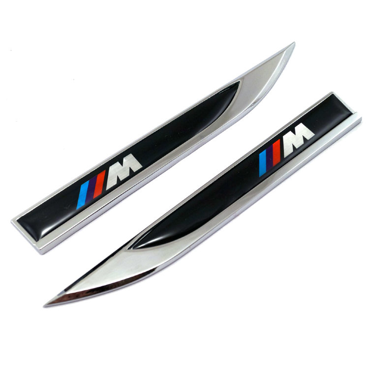 Шильдик на крыло BMW M Perfomance 15*2 см 