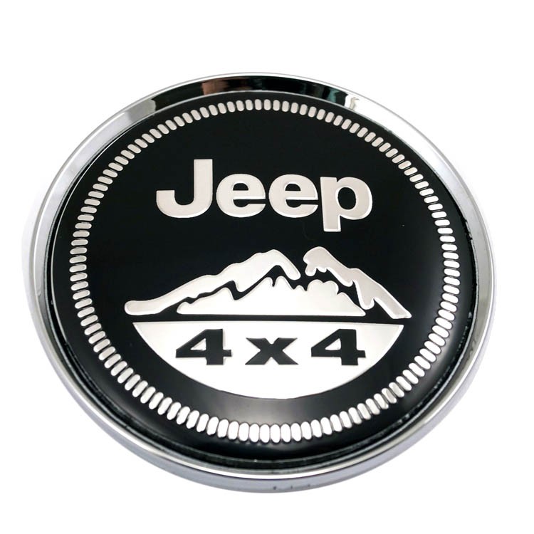 Колпачки на диски 62/56/8 со стикером Jeep 4x4 черный