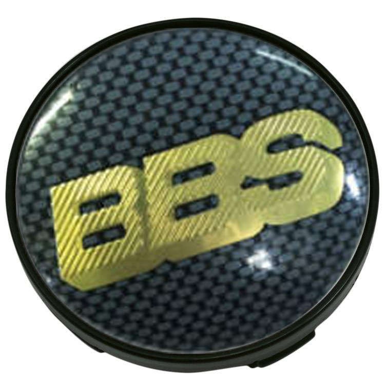 Колпачки на диски BBS 60/56/9 карбон/золото 