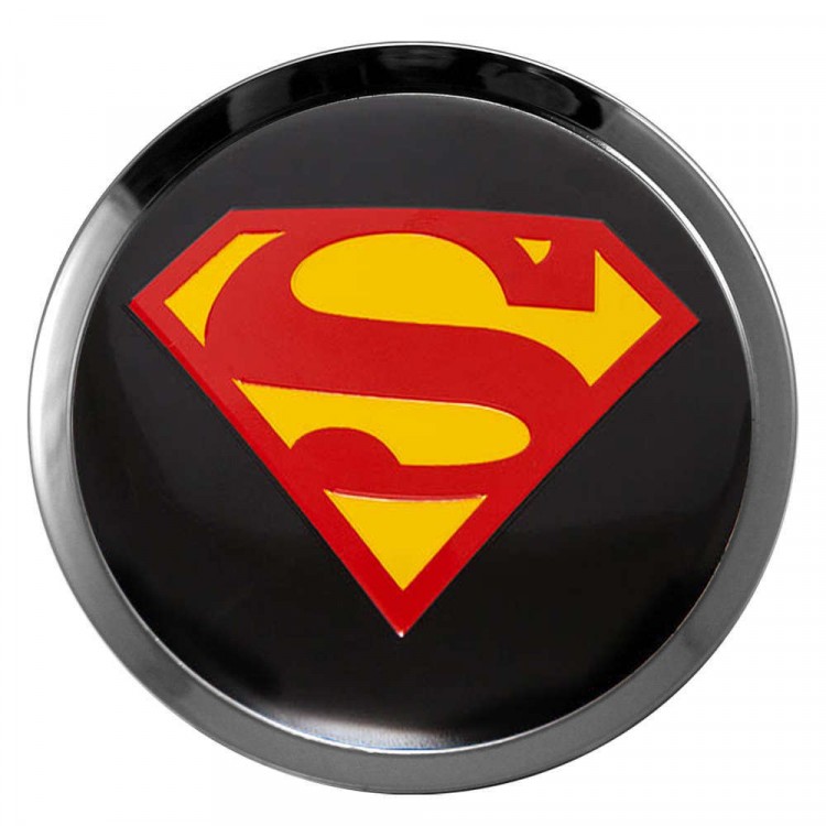 Заглушки для диска со стикером Superman (64/60/6) 