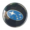 Колпачок на диски Replay 67/56/16 с логотипом Subaru черный с синим