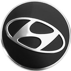 Колпачок на диски Hyundai 60/56/10 TechLine черный-хром
