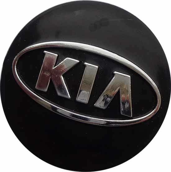 Колпак ступицы на диски KIA иджитсу 60/57/13 черный хром