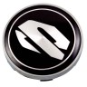 Колпачок ступицы Toyota Alphard 60/56/9 черный-хром  