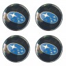 Колпачок на диски Subaru 68/62.5/9 blue black