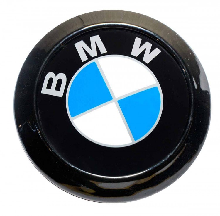 Колпачок на диски BMW 63/56/12 black+blue  