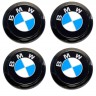 Комплект колпачков для диска BMW 63/56/12 black  