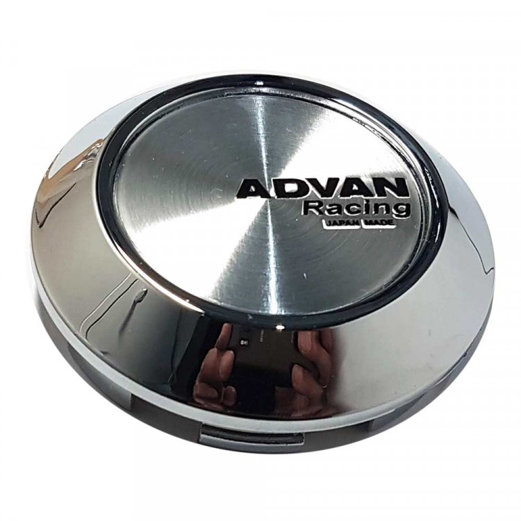 Заглушки для диска Advan Raicing (77/72/10) конус хром 