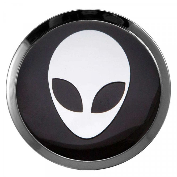 Заглушки для диска со стикером Alien (64/60/6) черный 