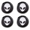 Заглушки для диска со стикером Alien (64/60/6) черный 