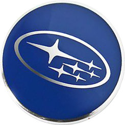 Колпачок на диски Subaru AVTL  60/56/10 синий-хром