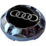 Колпачок на диски Audi  64/56/9 хром-черный конус