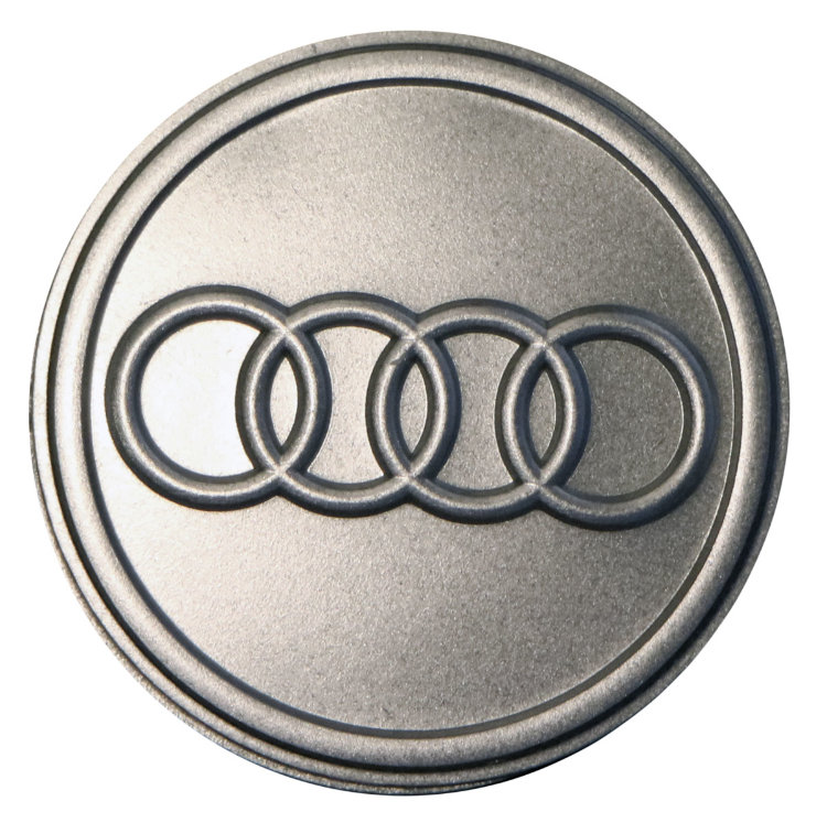 Колпачок на диски Audi, 63/55/7 серебристые