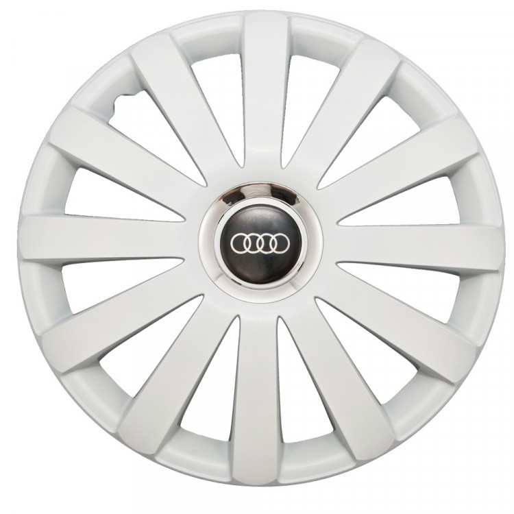 Колпаки колесные R15 Audi SPR Pro White 