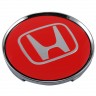 Колпачки на диски 62/56/8 со стикером Honda красный 