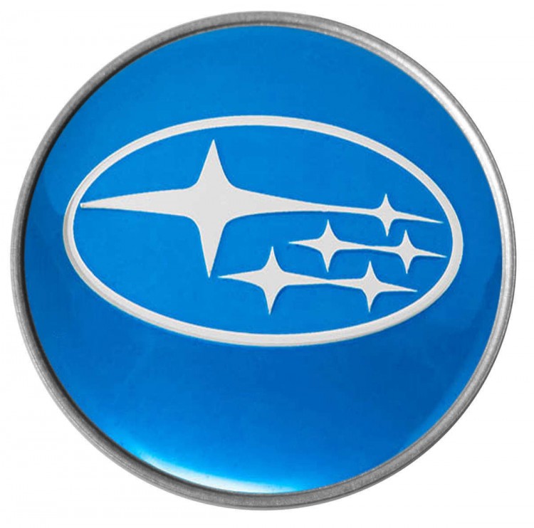 Колпачок на диски Subaru 60/55/7 синий