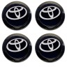 Комплект колпачков для диска Toyota  63/56/12 black  