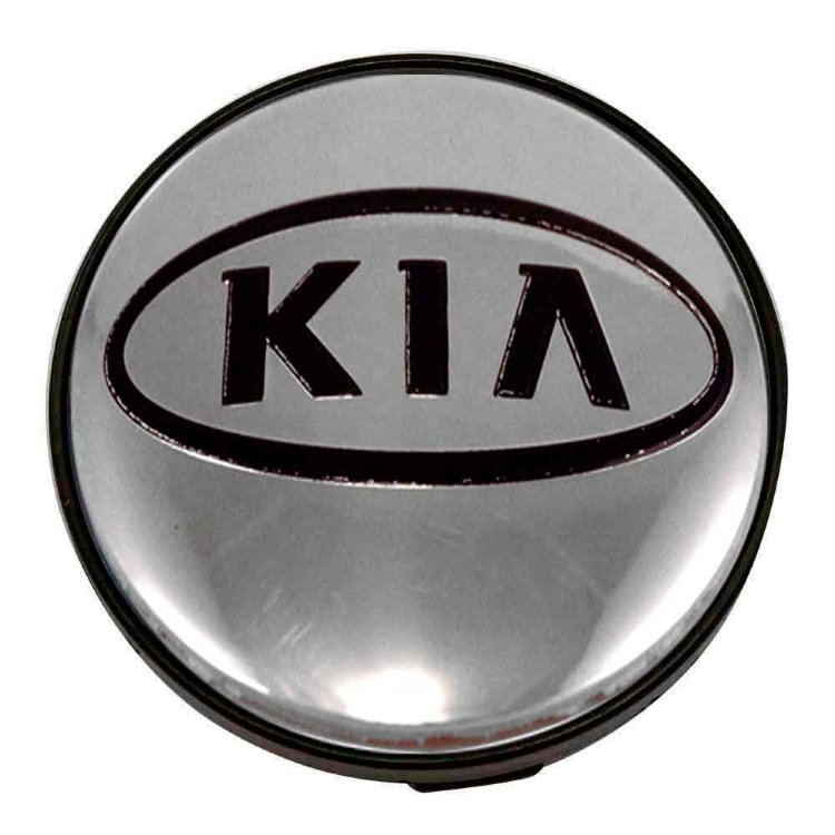 Заглушка ступицы KIA для дисков КИК Рапид 63/55/6 стальной стикер