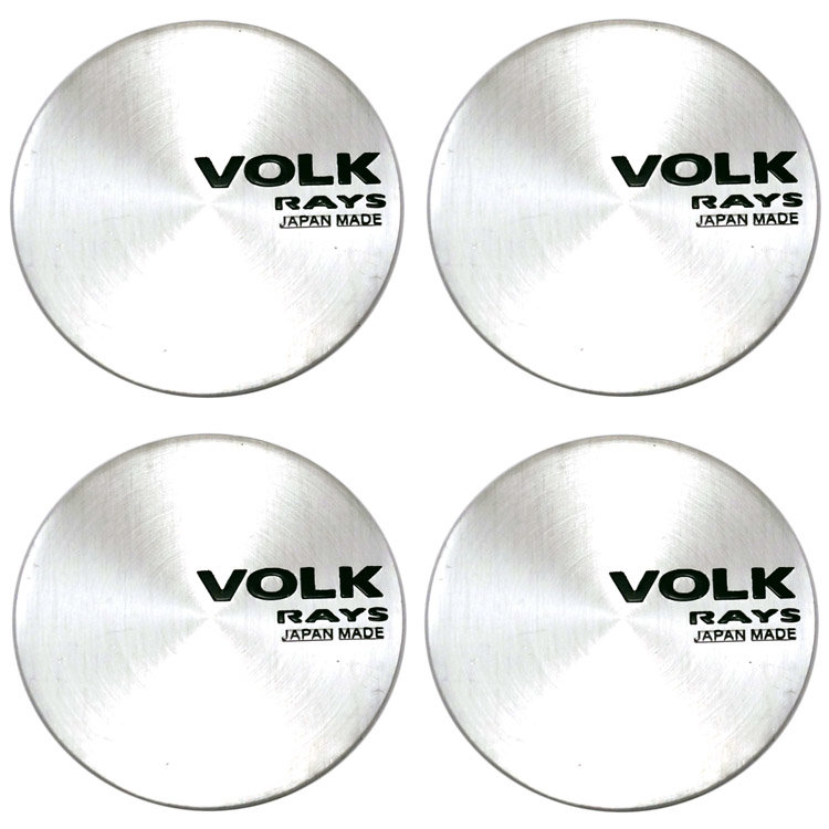 Наклейки на диски Volk Rays 45 мм серебряные