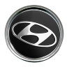 Колпачок на диски Hyundai 50/45/7 хром-черный 