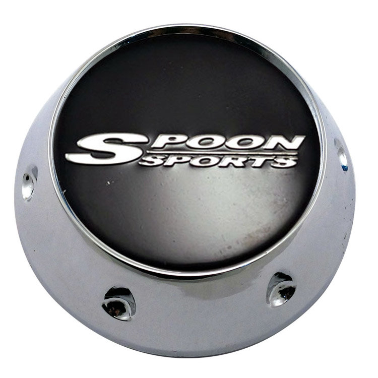 Колпачки для дисков КиК с наклейкой Spoon Sports 62/55/6 конус хром 