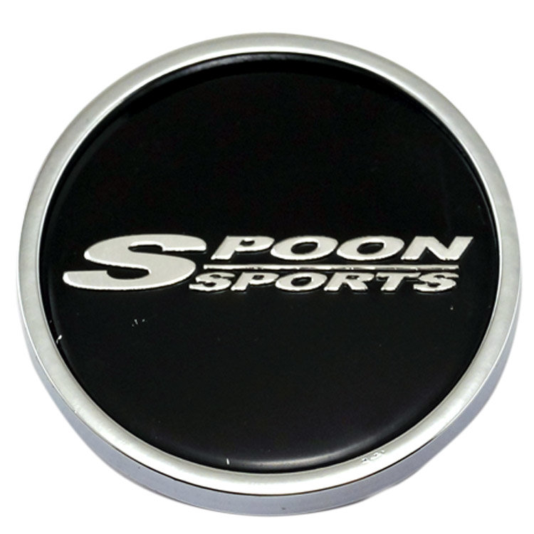 Колпачок в диск Spoon Sports 50/45/7 черный+хром