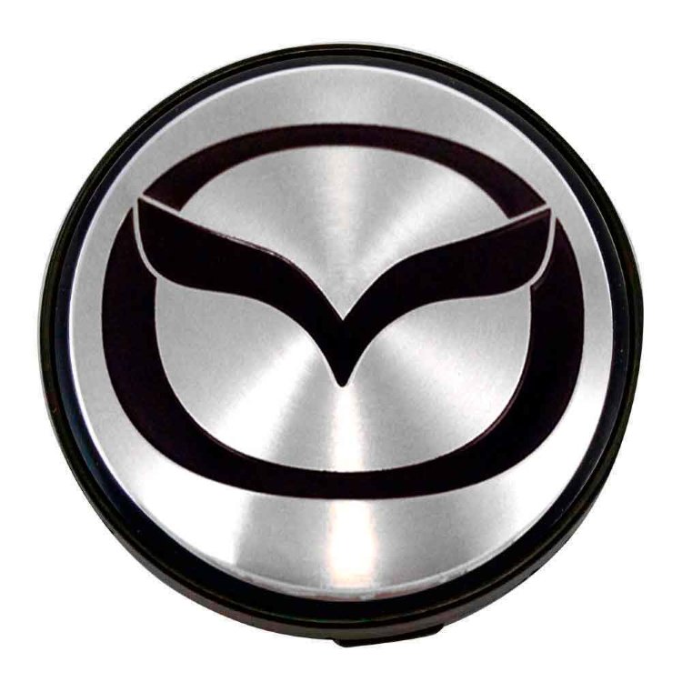Заглушка ступицы Mazda для дисков КИК Рапид 63/55/6 стальной стикер