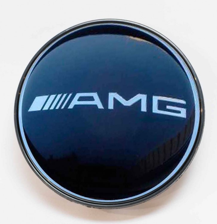 Заглушка литого диска Mercedes AMG 67/56/16 черный 