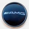 Заглушка литого диска Mercedes AMG 67/56/16 черный 